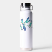 Mousserende libellen waterfles (Achterkant)