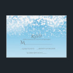 Mousserende lichten Romantic Winter Wonderland RSV RSVP Kaartje<br><div class="desc">Sparkling Lights Romantische Winter Wonderland RSVP. Overeenkomende objecten in mijn winkel.</div>
