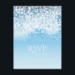 Mousserende lichten Romantic Winter Wonderland RSV Uitnodiging Briefkaart<br><div class="desc">Mousserende lichten Romantic Winter Wonderland RSVP Briefkaart. Overeenkomende objecten beschikbaar.</div>