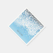 Mousserende lichten Romantic Winter Wonderland Servetten (Hoek)