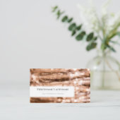 Mousserende lichten voor professionele Event Manag Visitekaartje (Staand voorkant)