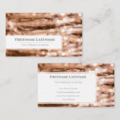 Mousserende lichten voor professionele Event Manag Visitekaartje (Voorkant / Achterkant)