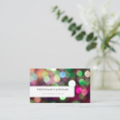 Mousserende lichten voor professionele Event Manag Visitekaartje (Staand voorkant)