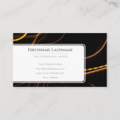 Mousserende lichten voor professionele Event Manag Visitekaartje (Achterkant)