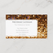 Mousserende lichten voor professionele Event Manag Visitekaartje (Achterkant)