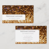 Mousserende lichten voor professionele Event Manag Visitekaartje (Voorkant / Achterkant)