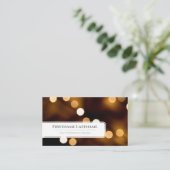 Mousserende lichten voor professionele Event Manag Visitekaartje (Staand voorkant)