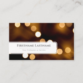 Mousserende lichten voor professionele Event Manag Visitekaartje