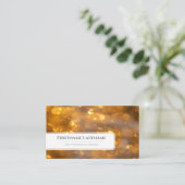 Mousserende lichten voor professionele Event Manag Visitekaartje (Staand voorkant)