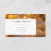 Mousserende lichten voor professionele Event Manag Visitekaartje (Achterkant)