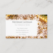 Mousserende lichten voor professionele Event Manag Visitekaartje (Achterkant)