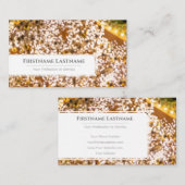 Mousserende lichten voor professionele Event Manag Visitekaartje (Voorkant / Achterkant)