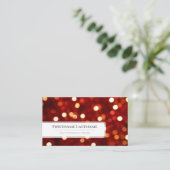 Mousserende lichten voor professionele Event Manag Visitekaartje (Staand voorkant)