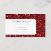 Mousserende lichten voor professionele Event Manag Visitekaartje (Achterkant)