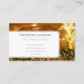 Mousserende lichten voor professionele Event Manag Visitekaartje (Achterkant)