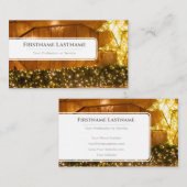 Mousserende lichten voor professionele Event Manag Visitekaartje (Voorkant / Achterkant)