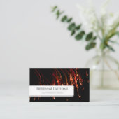 Mousserende lichten voor professionele Event Manag Visitekaartje (Staand voorkant)