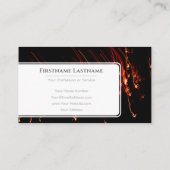 Mousserende lichten voor professionele Event Manag Visitekaartje (Achterkant)