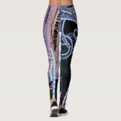 Mousserende lijnen leggings (Achterkant)