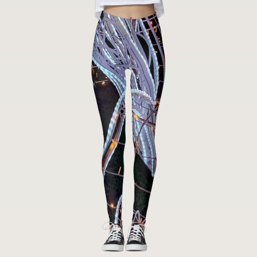 Mousserende lijnen leggings (Voorkant)