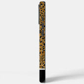 Mousserende luipaardprint stof Case-Mate iPhone case (Achterkant / Links)