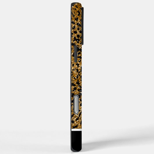 Mousserende luipaardprint stof Case-Mate iPhone case (Achterkant / Rechts)