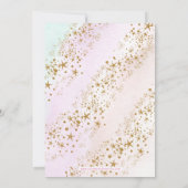 Mousserende Magische Unicorn Birthday-uitvindingen Kaart (Achterkant)