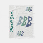 Mousserende maskers - fleece deken (Voorkant)