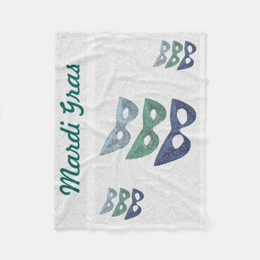 Mousserende maskers - fleece deken (Voorkant)