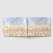 Mousserende meneer en mevrouw bruiloft gastenboek (Volledig)