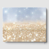 Mousserende meneer en mevrouw bruiloft gastenboek (Achterkant)