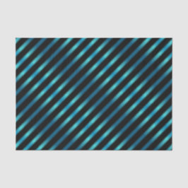 Mousserende metalen blauwe diagonale strepen tissuepapier