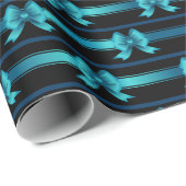 Mousserende metalen bogen en strips cadeaupapier (Rol Hoek)