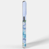 Mousserende moderne Paarse blauwe Waterverf Case-Mate iPhone Case (Achterkant / Rechts)