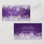 Mousserende nacht Paarse Professional Visitekaartje (Voorkant / Achterkant)