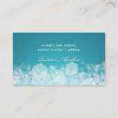 Mousserende nachtblauw visitekaartje (Achterkant)