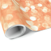 Mousserende Ombre Copper Shiny Trendy Glitter Cadeaupapier (Rol Hoek)