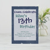 Mousserende paarden Constellatie Stars Midnight Bl Kaart (Staand voorkant)