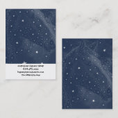Mousserende paarden Constellatie Stars Midnight Bl Visitekaartje (Voorkant / Achterkant)