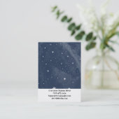 Mousserende paarden Constellatie Stars Midnight Bl Visitekaartje (Staand voorkant)