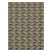 Mousserende palmbladeren Pattern Gold ID831 Tafelkleed (Voorkant)