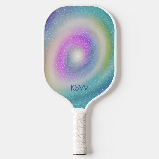 Mousserende pasta's met monogram pickleball paddle (Voorkant)
