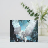 Mousserende Pegasus Briefkaart (Staand voorkant)