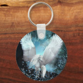 Mousserende Pegasus Sleutelhanger (Voorkant)