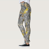 Mousserende peulogen en grijze bladeren leggings (Links)