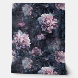 Mousserende pioenroos Noel Botanical Behang