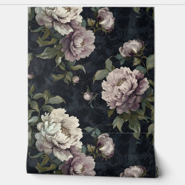 Mousserende pioenroos Noel Botanical Behang