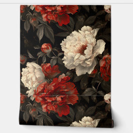 Mousserende pioenroos Noel Botanical Behang