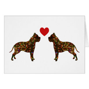 Mousserende Pitbull Love Silhouette