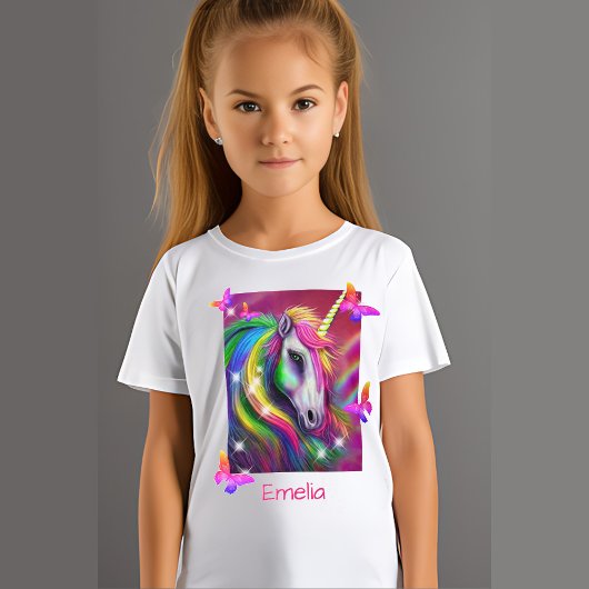 Mousserende regenboogkoppen t-shirt